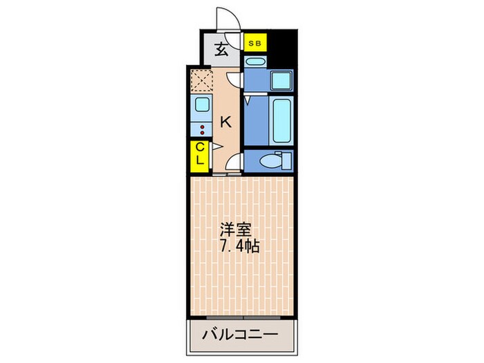 ワールドアイ神戸湊町(903)の物件間取画像