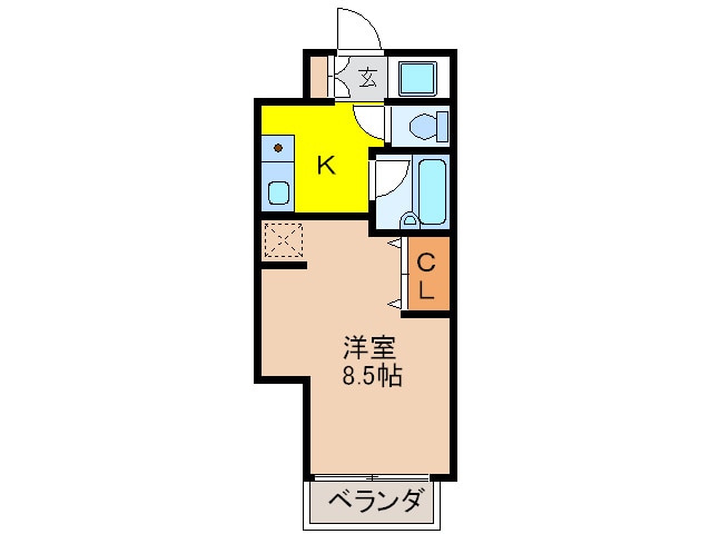 クレールメゾンの物件間取画像