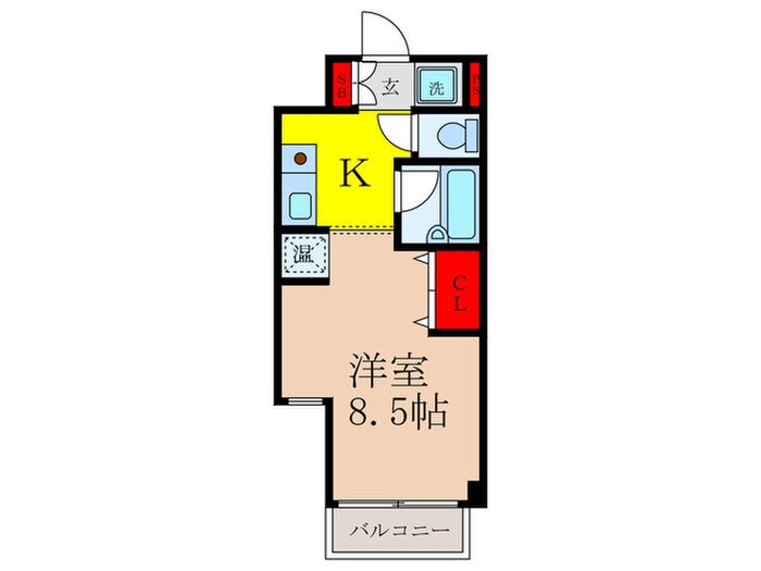 クレールメゾンの物件間取画像