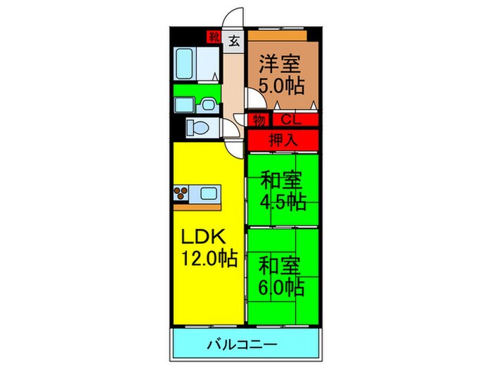 物件間取画像