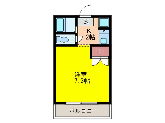 五月ハイツの物件間取画像