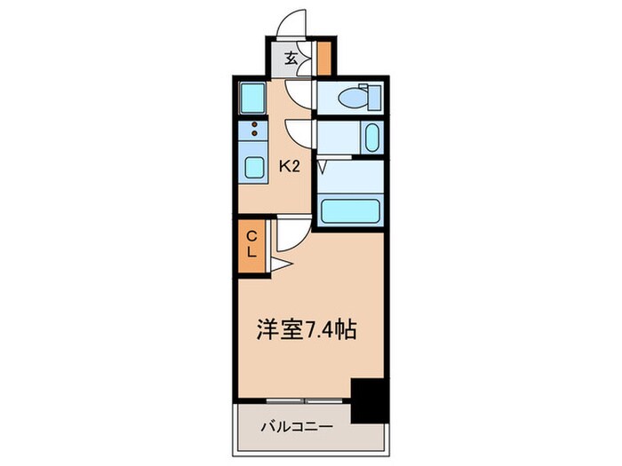 Ｃｉｏｎ　ＫＯＢＥ　ＷＥＳＴの物件間取画像