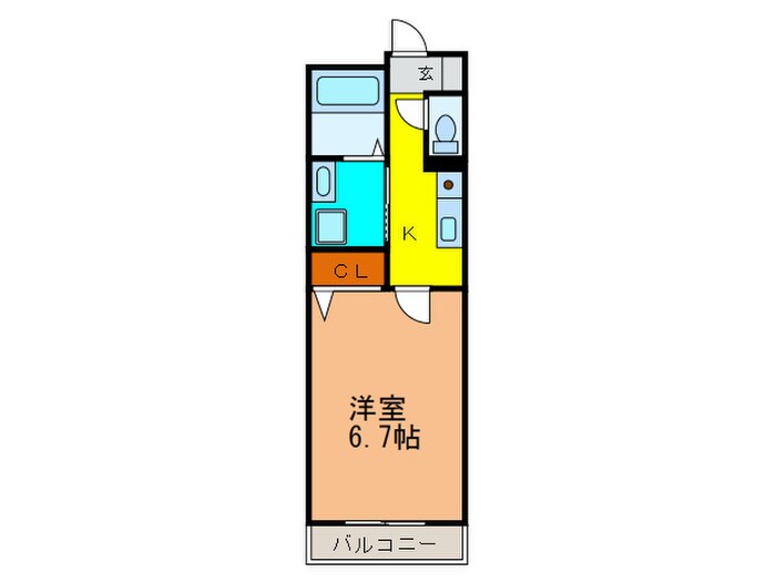 グランリ－オ北伊丹Ⅱの物件間取画像