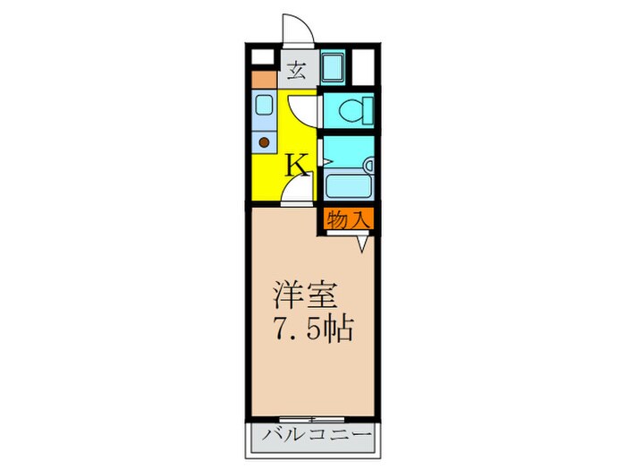 ライフ石町の物件間取画像