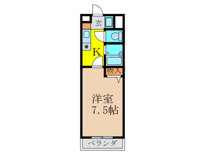 ライフ石町の物件間取画像