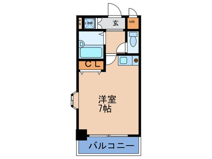 エスティ－ム大阪の物件間取画像