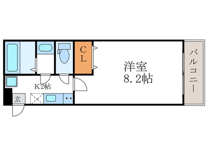 フェリーチェ妙蓮寺の物件間取画像