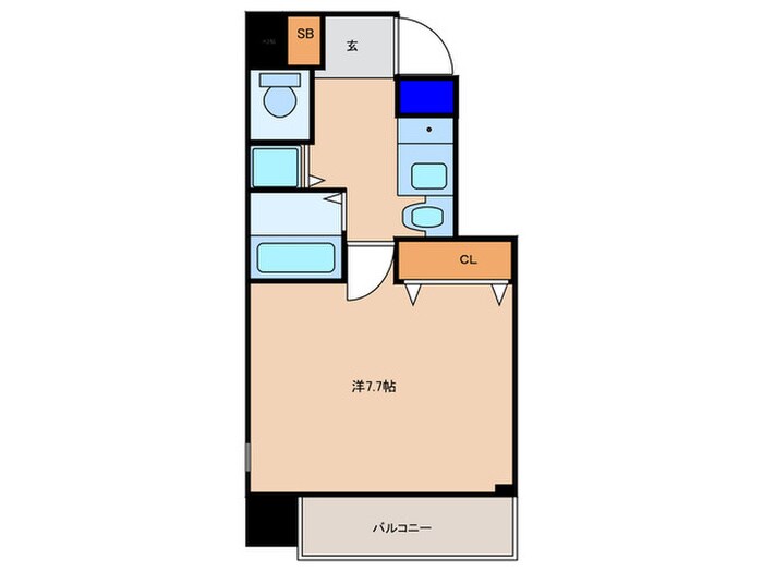 サムティ京都駅前(802)の物件間取画像