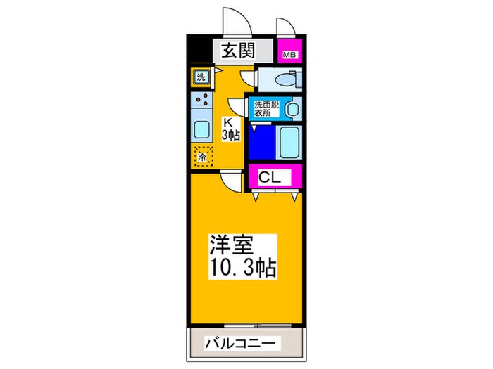 アスティオン三国ヶ丘の物件間取画像