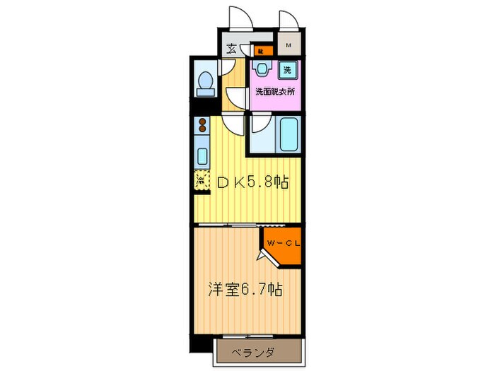 カンナビ－ノの物件間取画像