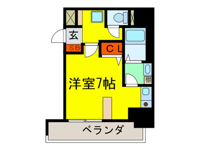 アスヴェル東本町の物件間取画像