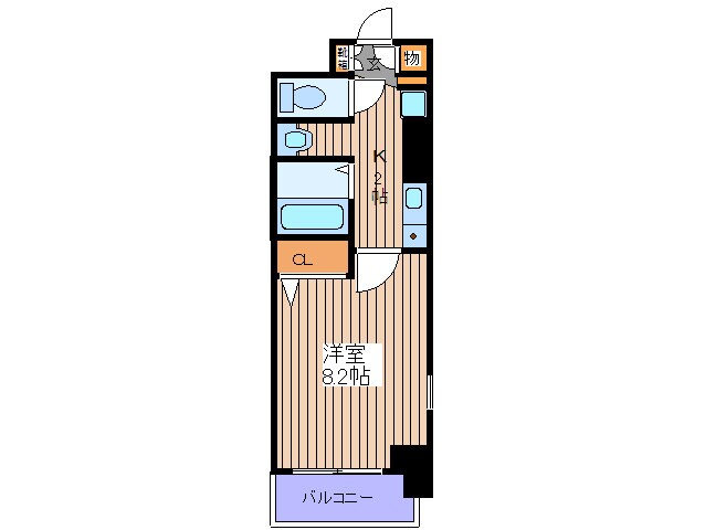 アスヴェル東本町の物件間取画像