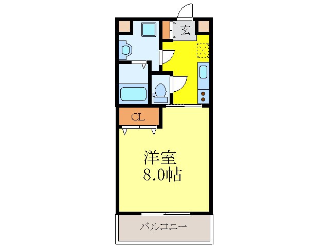 ELSOL　ESAKAの物件間取画像