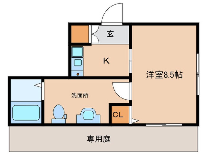 アイリス和田崎の物件間取画像