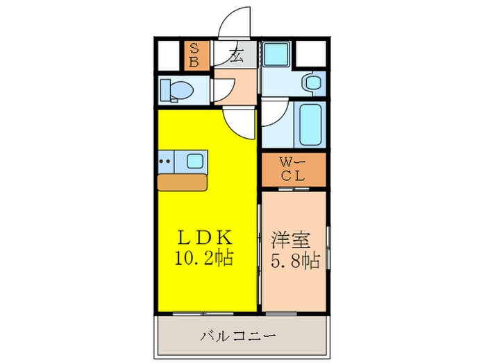 グランカーサ新大阪SOUTHの物件間取画像