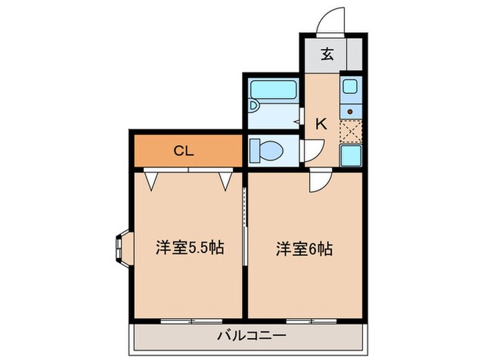 HolyBellマンションの物件間取画像