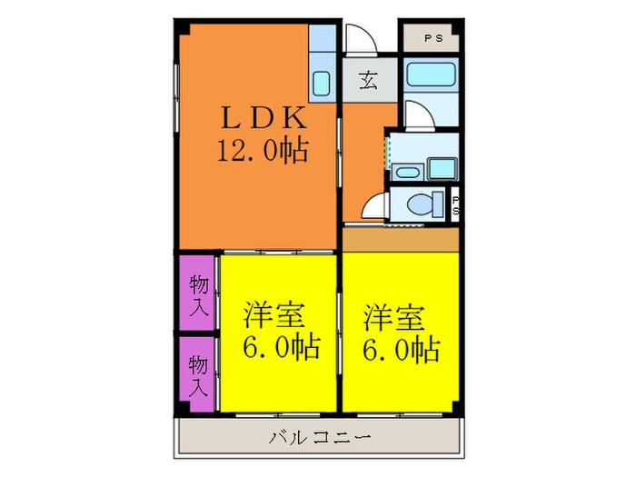 エクセル樋下の物件間取画像