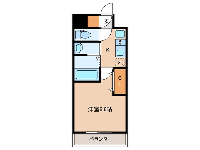 ｱﾄﾞﾊﾞﾝｽ大阪城東ﾌﾞﾛｰﾄﾞ(504)の物件間取画像