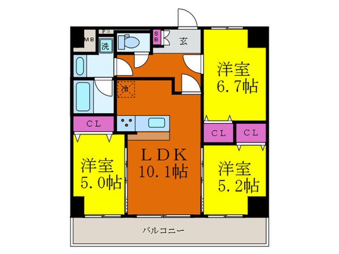 Ｐｒｏｓｐｅｒ正雀本町の物件間取画像