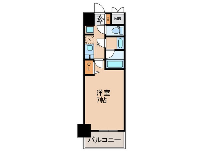 セオリー神戸ラメール(1001)の物件間取画像