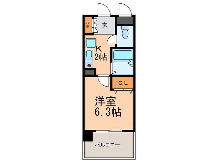 ラ・メルベーユの物件間取画像