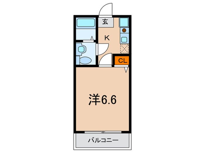 創土ハイツの物件間取画像