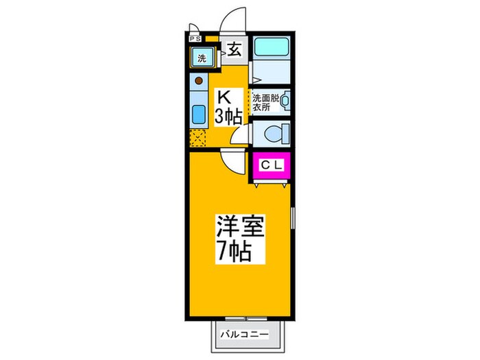 パセオ三国ヶ丘の物件間取画像