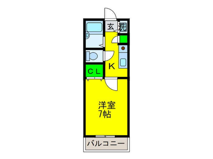 パセオ西之町の物件間取画像