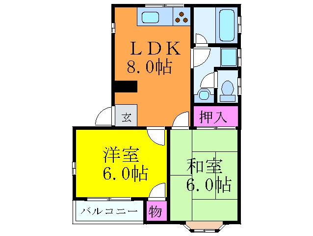 物件間取画像