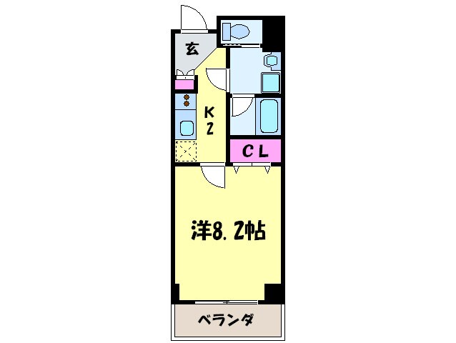 アスヴェル京都東堀川(403)の物件間取画像