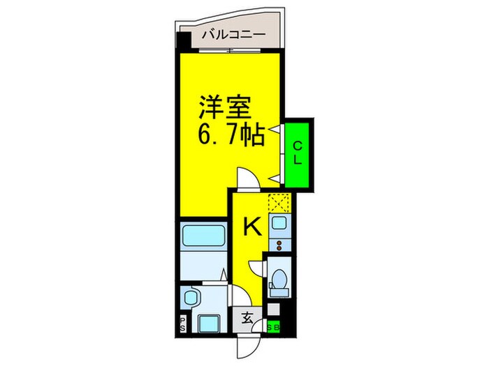 Luxe田辺の物件間取画像