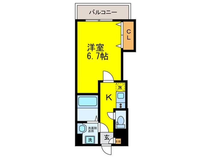 Luxe田辺の物件間取画像