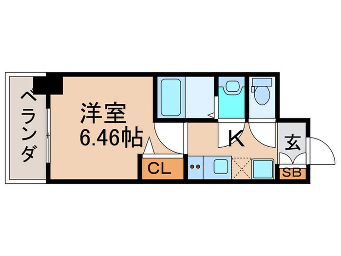 住之江公園レジデンスの物件間取画像