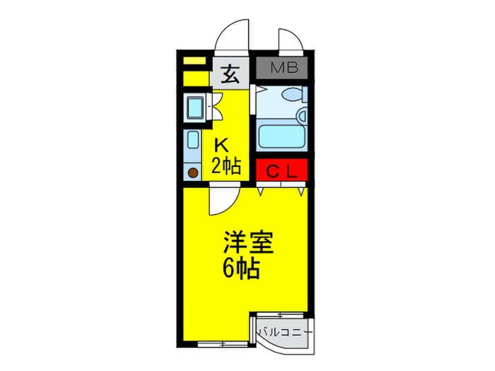 ジョイフル堺の物件間取画像