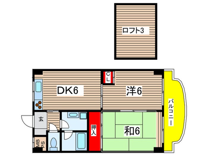 グラディ武庫之荘の物件間取画像