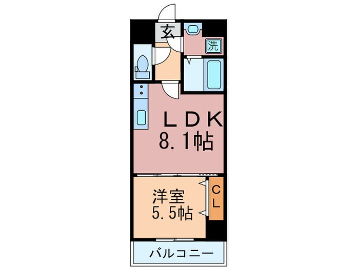 第６アローズ緑地公園の物件間取画像