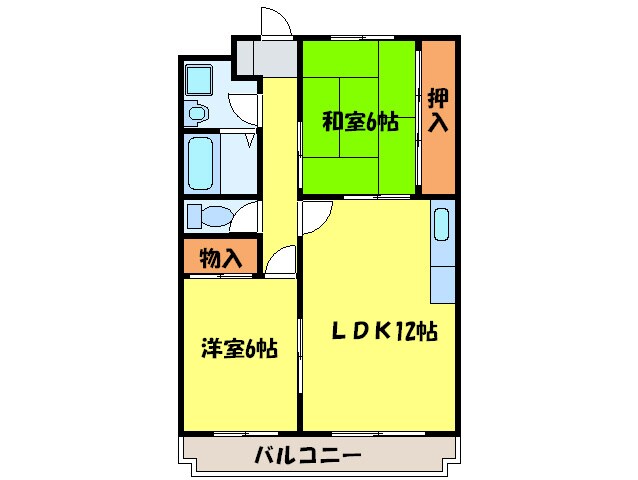 エスポア－ルＰＡＲＴ１の物件間取画像