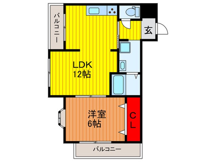 トマトハイツの物件間取画像