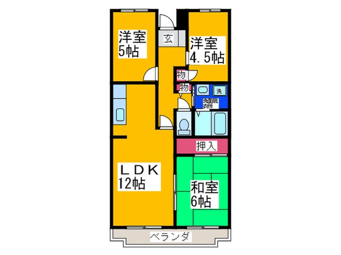 ライゼックス富田林の物件間取画像