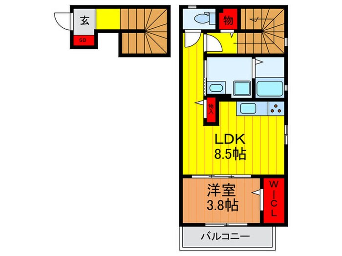 Lacine Cielの物件間取画像