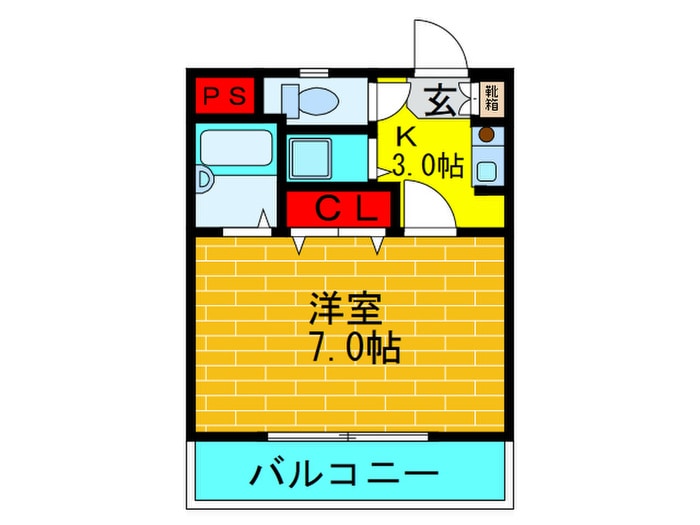 Millenium萱島の物件間取画像