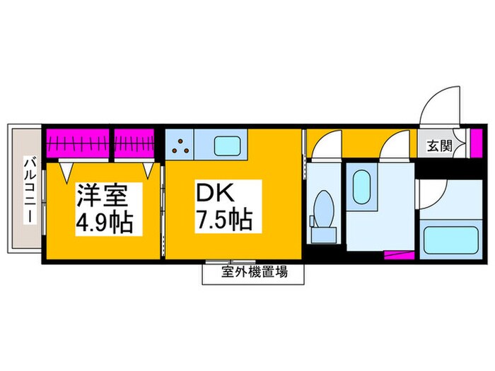 ＧｒａｎｄＣｈａｒｉｏｔ新金岡の物件間取画像