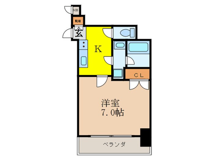 S-FORT江坂Salitaの物件間取画像