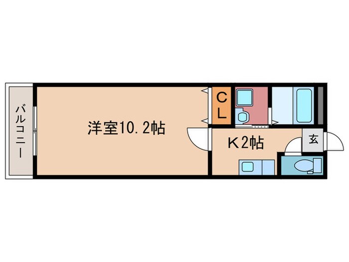 エリーフラッツ京町の物件間取画像