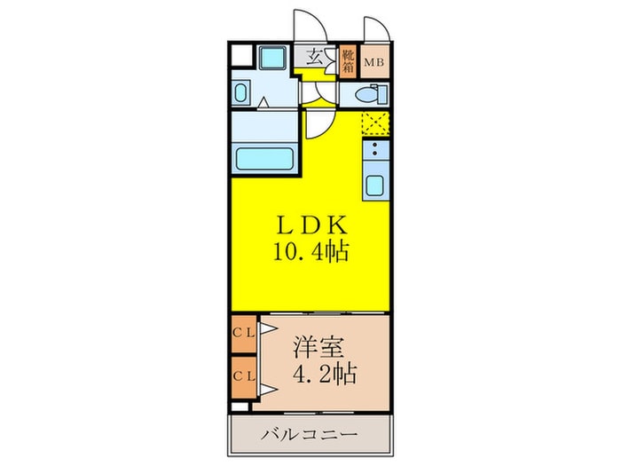 スプランディッド新大阪Ⅵの物件間取画像