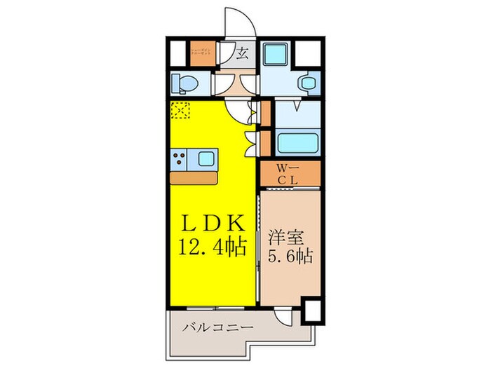 スプランディッド新大阪Ⅵの物件間取画像