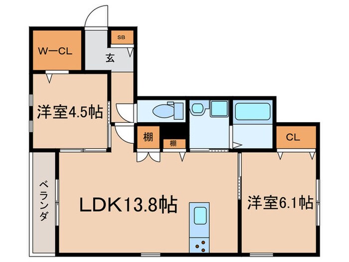 参番館の物件間取画像