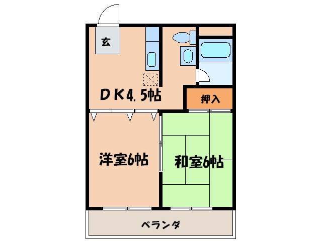 物件間取画像
