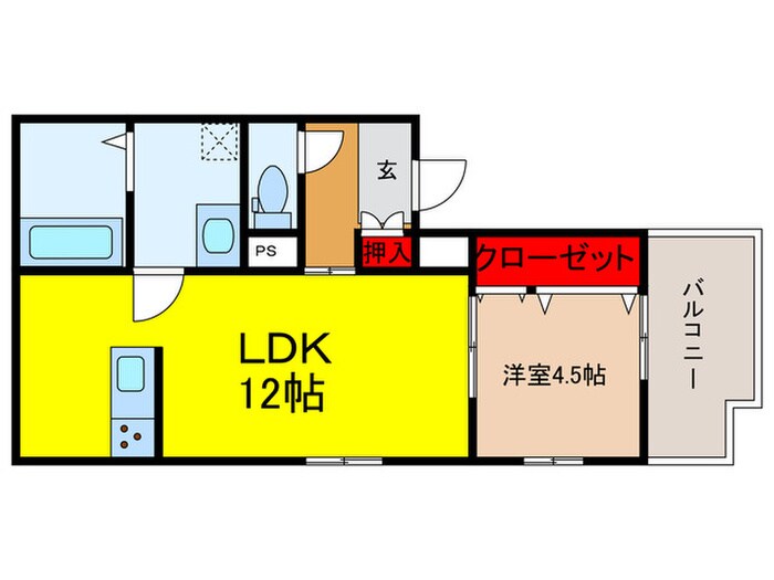 Grand　jete　萩原の物件間取画像