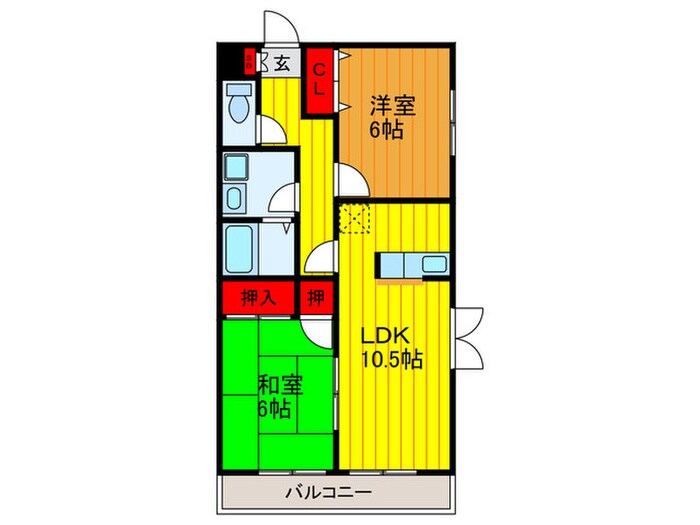 メゾンパサニアの物件間取画像